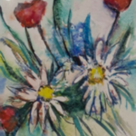 Aquarel, Maya Wildevuur, Bouquet, 1993